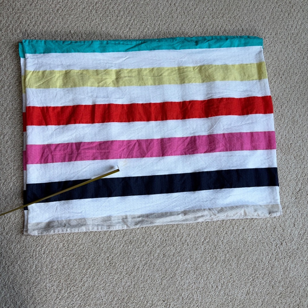 Kate Spade comforter set Full/Queen Candy Stripe - Picture 10 of 12
